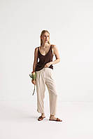 Жіночі лляні штани чіноси, фото 3