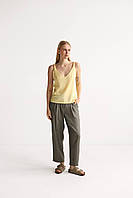 Жіночі лляні штани чіноси, фото 5