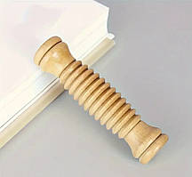 Масажер для ніг маленький дерев`яний 12 см коричневий