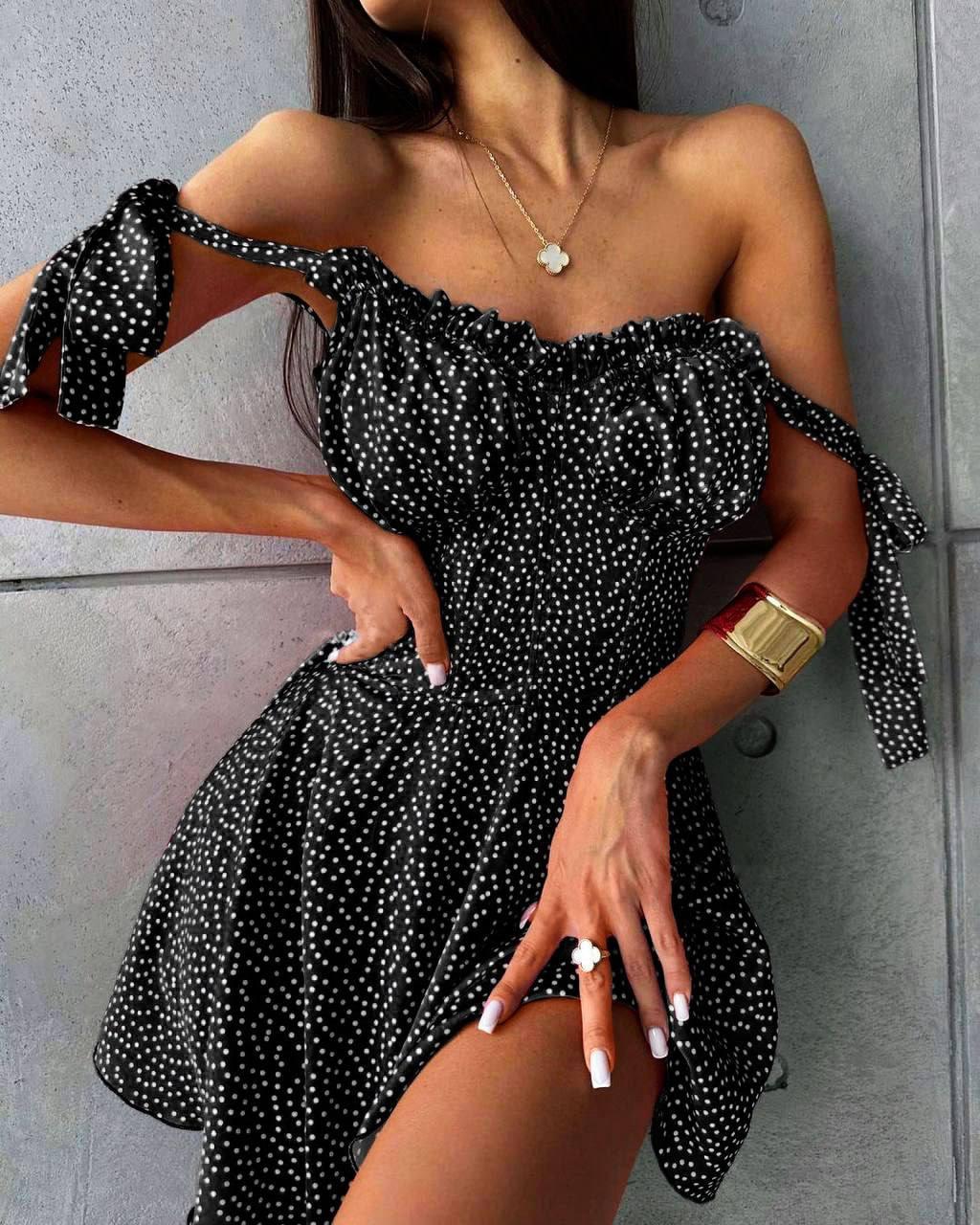 Женское мини платье комбез софт под юбкой шортики белый розовый черный 42-44 46-48 - фото 1 - id-p2666745258