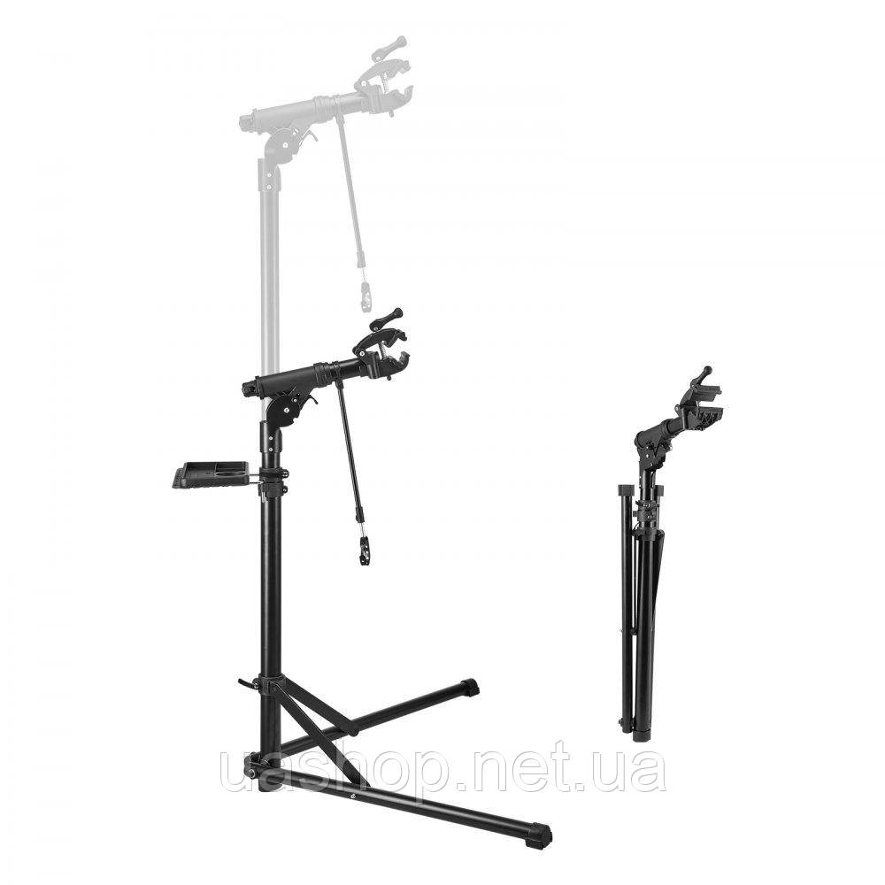 Vevor 310272 Підставка для ремонту велосипедів 38,56 кг, стійка для складання велосипедів з лотком для інструментів, фото 1