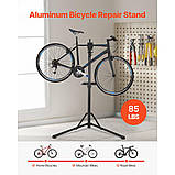 Vevor 310272 Підставка для ремонту велосипедів 38,56 кг, стійка для складання велосипедів з лотком для інструментів, фото 2