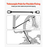 Vevor 310272 Підставка для ремонту велосипедів 38,56 кг, стійка для складання велосипедів з лотком для інструментів, фото 5