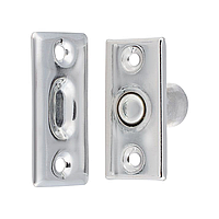 Засувка дверна кулькова PC/хром, Дверна засувка кулькова, Кулькова засувка для дерев’яних дверей