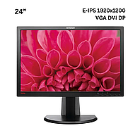 Монитор 24" Lenovo ThinkVision LT2452pwC/E-IPS 1920x1200 Full HD/16:10/VGA DP DVI USB Б/У