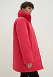Подовжена зимова жіноча куртка Finn Flare FWD11070-843 рожева XS, фото 3