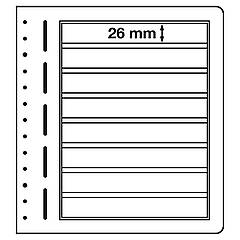 Листи Leuchtturm, LB на 8 комірок 190*26 мм