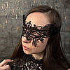 Маска на очі карнавальна ажурна на обличчя у вигляді метелика МА-03, фото 4