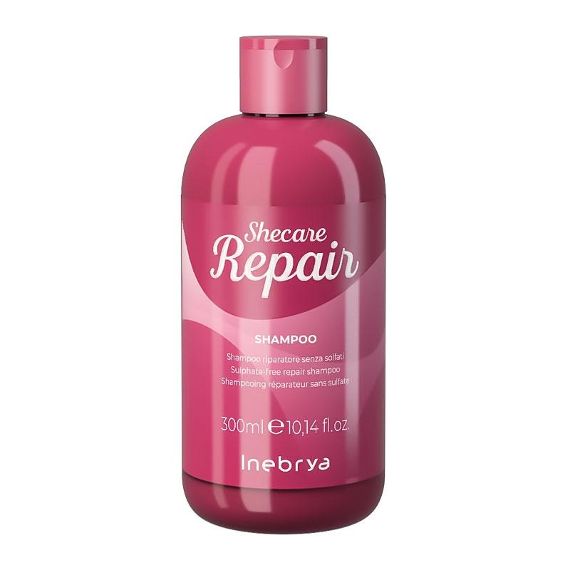 Шампунь відновлюючий Inebrya Shecare repair shampoo для сухого та пошкодженого волосся 300 мл
