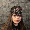 Маска з мережива маскарадна у формі корони МА-05, фото 2