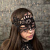 Маска з мережива маскарадна у формі корони МА-05, фото 4