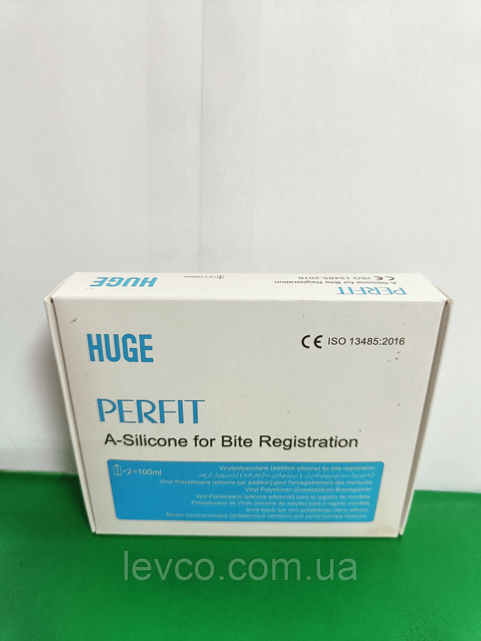 PERFIT A-SILICONE FOR BITE REGISTRATION РЕЄСТРАЦІЯ ПРИКУЧУ 2ШТ ПО 50 МЛ, фото 1