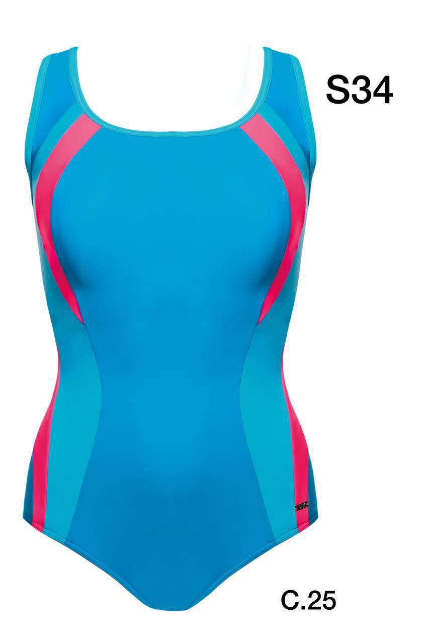 Спортивний купальник Self 34 для басейну та аквааеробіки 3XL