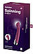 Вибратор Satisfyer Spinning G-Spot 1 с ротацией для точки G красный 12 режимов вибрации 5 программ вращения - фото 8 - id-p2830625093