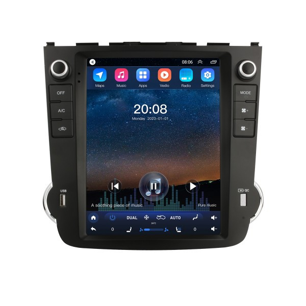 Штатна магнітола TORSSEN Tesla style Honda CRV 2007-2012 T97-464