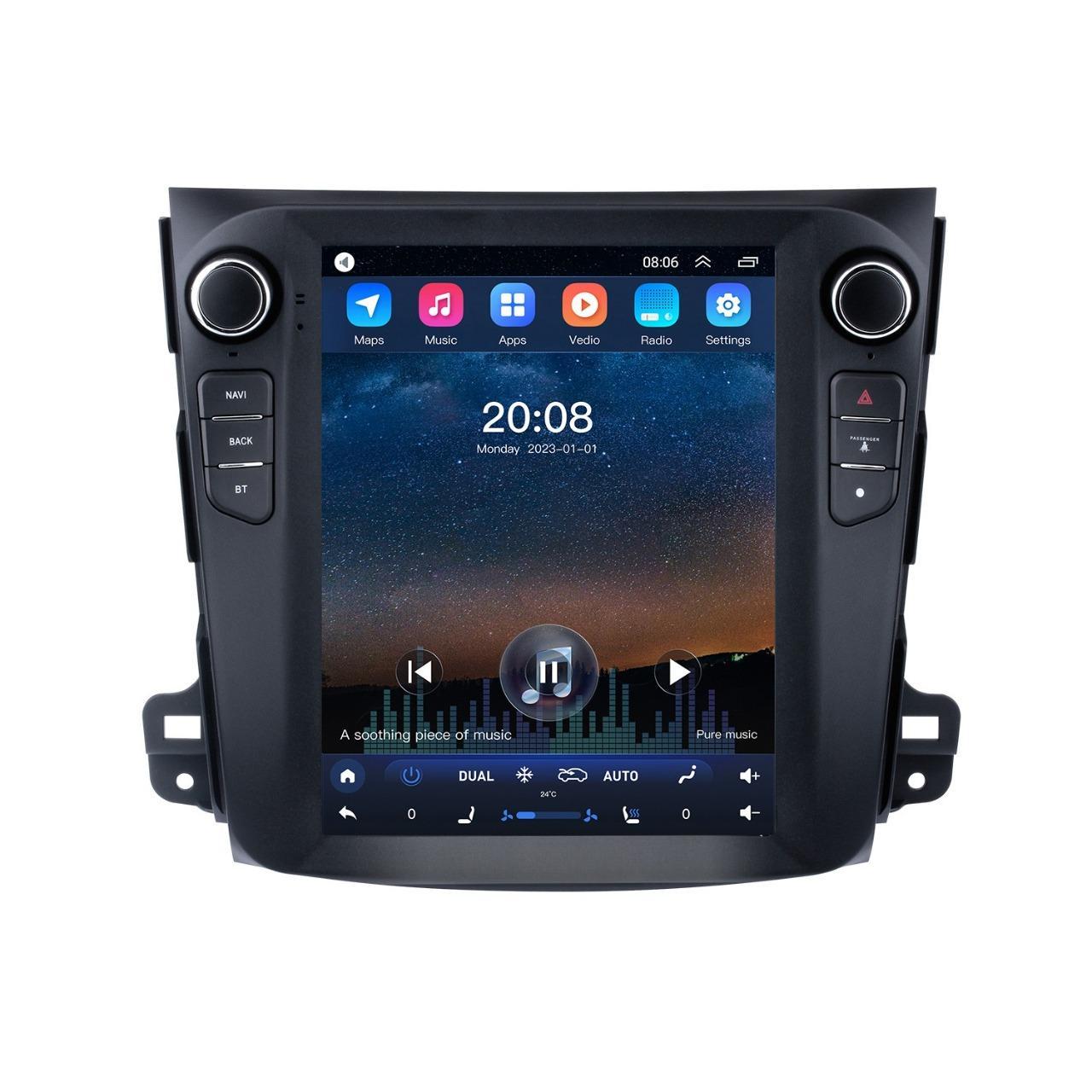 Штатна магнітола TORSSEN Tesla style Mitsubishi Outlander XL 2007-2012 T97-464