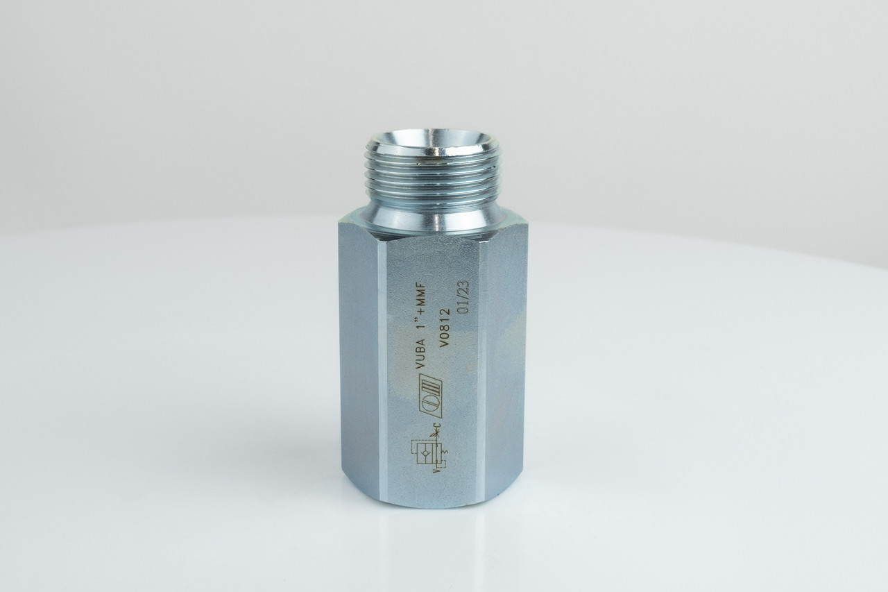 Аварійний клапан трубного монтажу VUBA 1" + MAN.MF (клапан обриву), Oleodinamica Marchesini