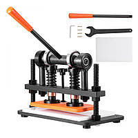 VEVOR Машина для пробивання шкіри Ручна машина для різання шкіри 26 x 12 см, машина для тиснення шкіри 1,5 т