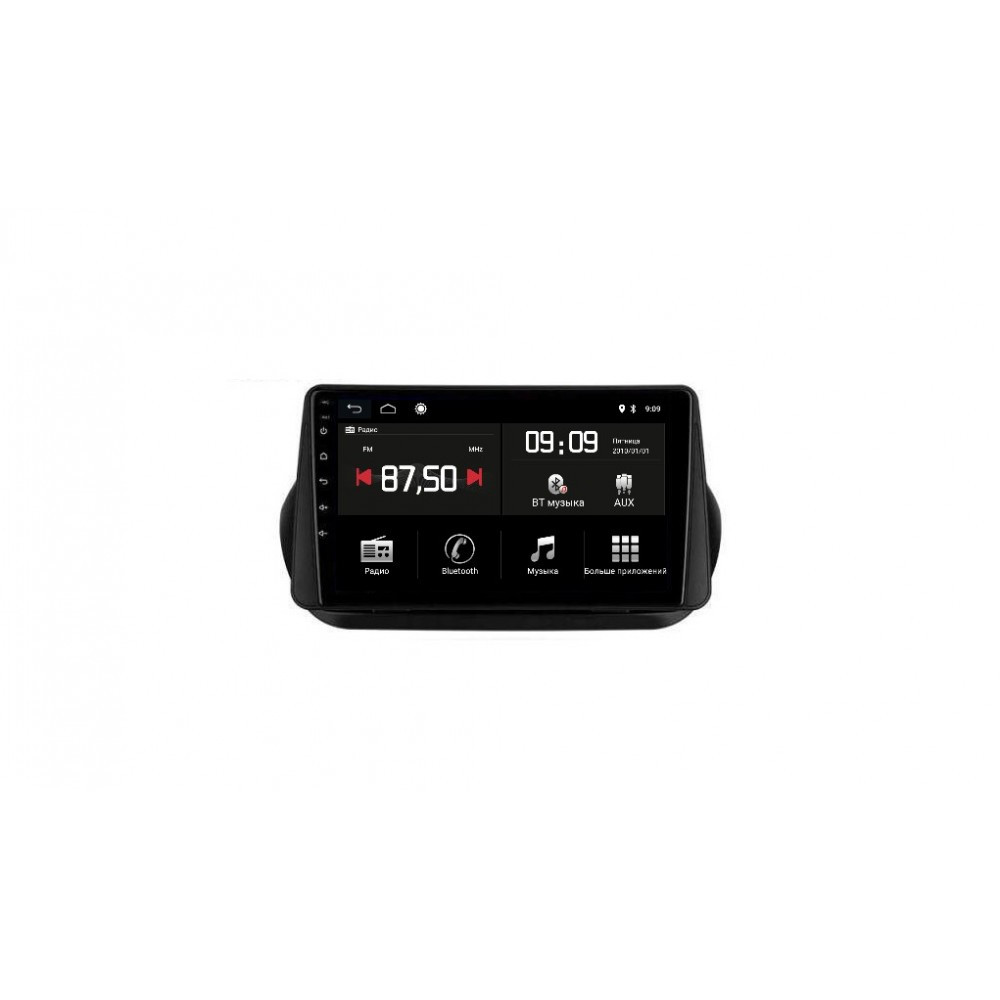 Штатна магнітола TORSSEN Fiat Fiorino 08+/Qubo 08-19/Nemo 08-17/Bipper 08-17 FL10 4+64Gb 4G Carplay