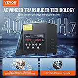 Ультразвукова машина для чищення VEVOR 2L з нагрівачем кошика та таймером 60 Вт 323817, фото 2