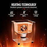 Ультразвукова машина для чищення VEVOR 2L з нагрівачем кошика та таймером 60 Вт 323817, фото 3