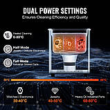 Ультразвукова машина для чищення VEVOR 2L з нагрівачем кошика та таймером 60 Вт 323817, фото 4