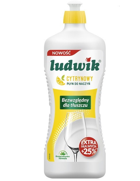 Засіб для миття посуду Ludwik Лимон 900 мл