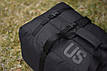 Армейська сумка US 65 літрів, водонепроникна, військовий баул тактичний рюкзак Чорний НГУ ВСУ ЗСУ, фото 7