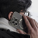 Чохол Metal Matte Case with Magnetic Ring iPhone 14 Pro midnight blue (54513), фото 6