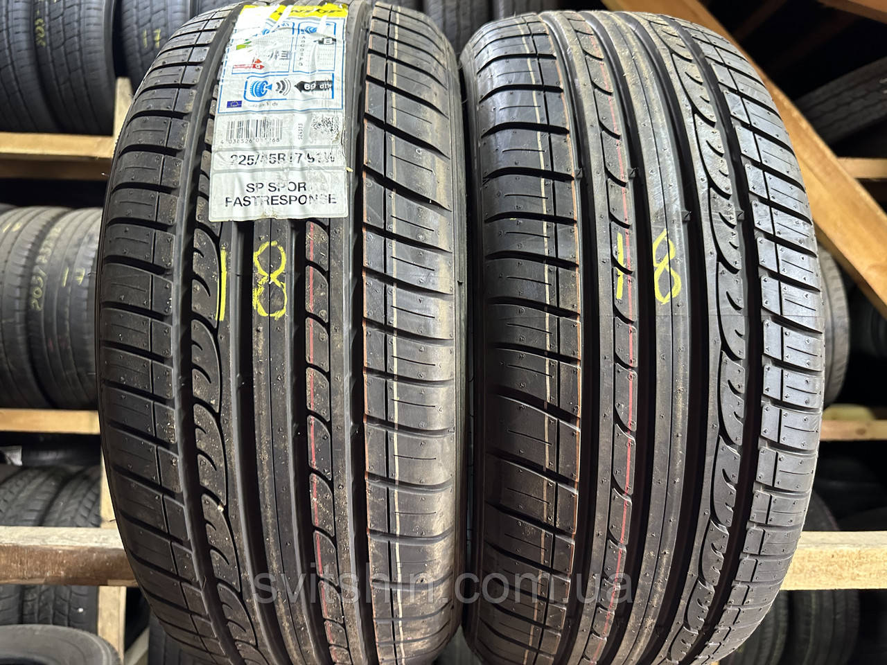 Нові шини літо 225/45R17 DUNLOP SP Sport Fastresponse, фото 1