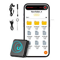 Магнітний диктофон VEVOR 128 ГБ, міні-диктофон, записувальний пристрій 10 годин 323032