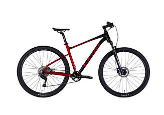 Велосипед 29" Leon TN 75 HDD 2025 чорно-червоний