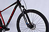 Велосипед 29" Leon TN 75 HDD 2025 чорно-червоний, фото 4