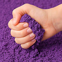 Кінетичний пісок Kid Sand Danko Toys 1200 г з пісочницею та формочками — набір для творчості KS-02-02U, фото 7