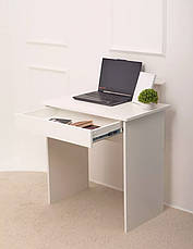 Комп'ютерний стіл СЛ-78 ( з ящиком ) колір Білий, фото 3