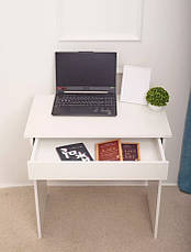 Комп'ютерний стіл СЛ-78 ( з ящиком ) колір Білий, фото 2