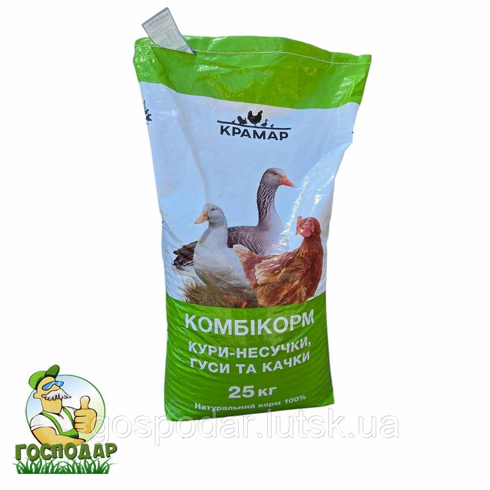 Комбікорм для несучок ПК 1-25 Продуктивний період (від 48 тижня) - 25кг, фото 1