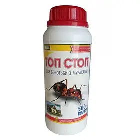 Інсектицид ТОП СТОП  для боротьби з мурахами 500 г (на 10 м2)