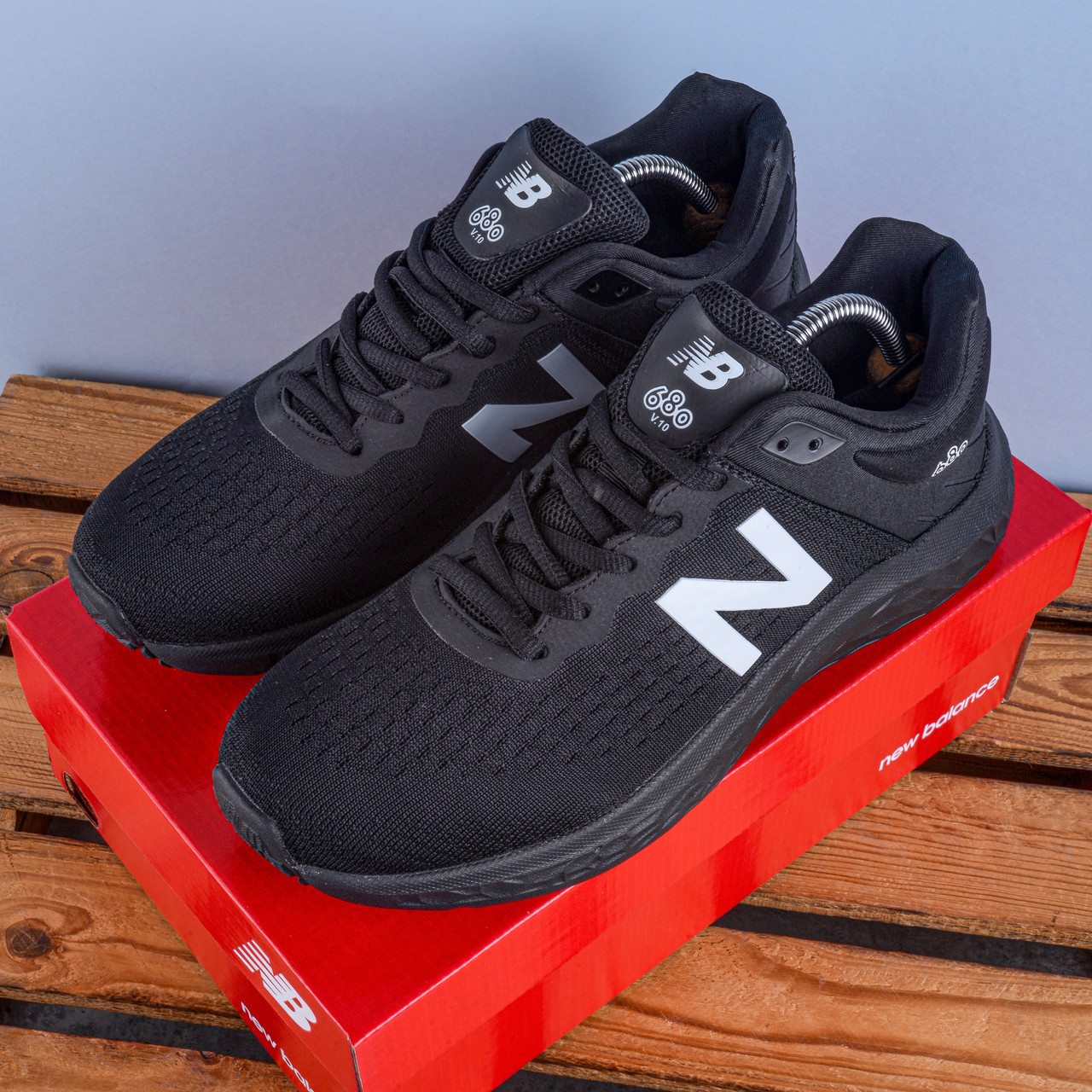 SALE Чоловічі Кросівки New Balance 680 чорні, фото 1