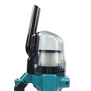 Бездротовий ручний пилосос з 2 акумуляторами 48V 5Ah та різними насадками Синій, фото 9