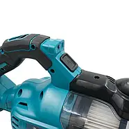 Бездротовий ручний пилосос з 2 акумуляторами 48V 5Ah та різними насадками Синій, фото 8