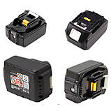 Корпус для інструменту шуруповерта Makita 5S1P5*18650 для АКБ-інструменту 21V BL18650 з індикаторм, фото 4