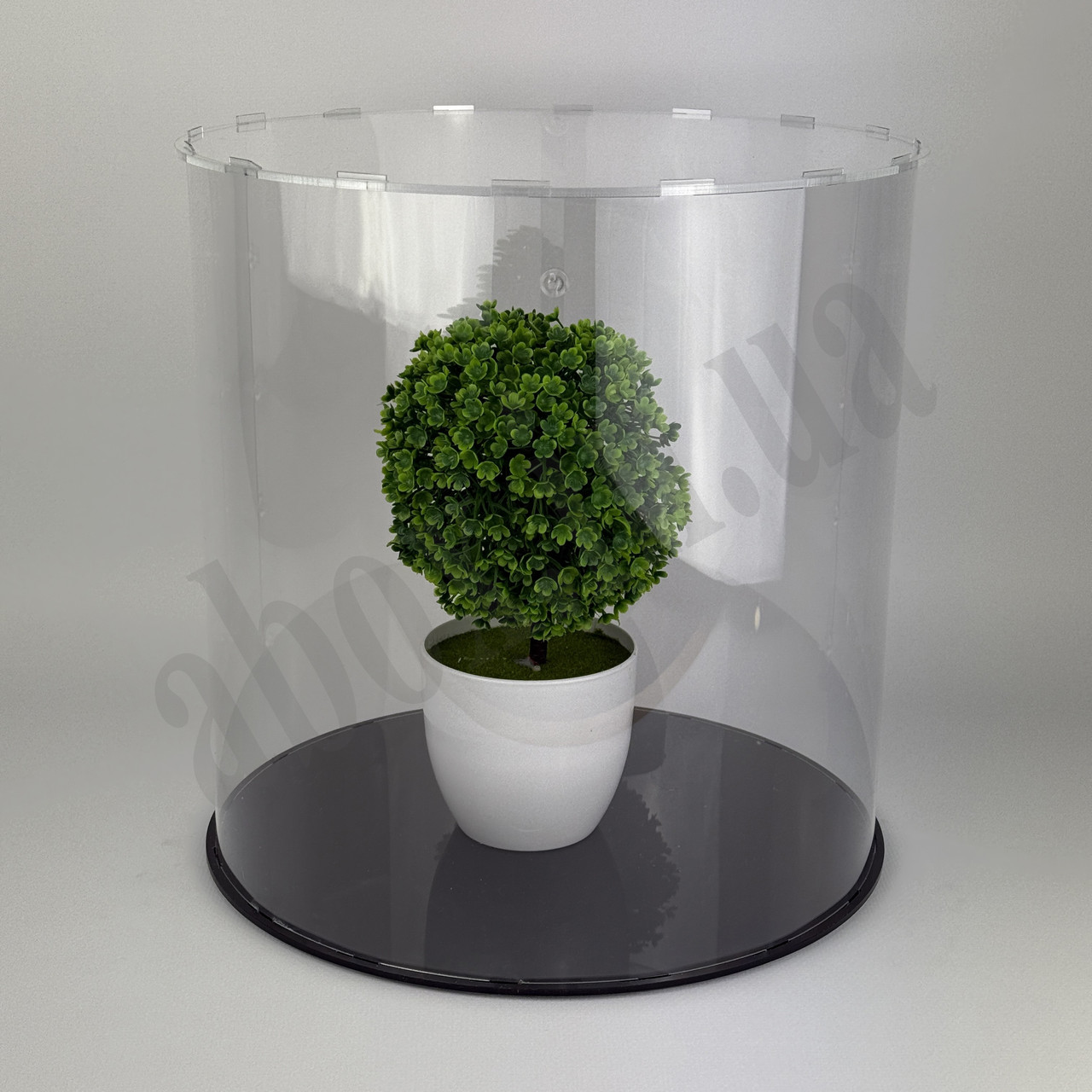 Циліндр розбірний з чорним дном для штучних квітів 45⌀, фото 1