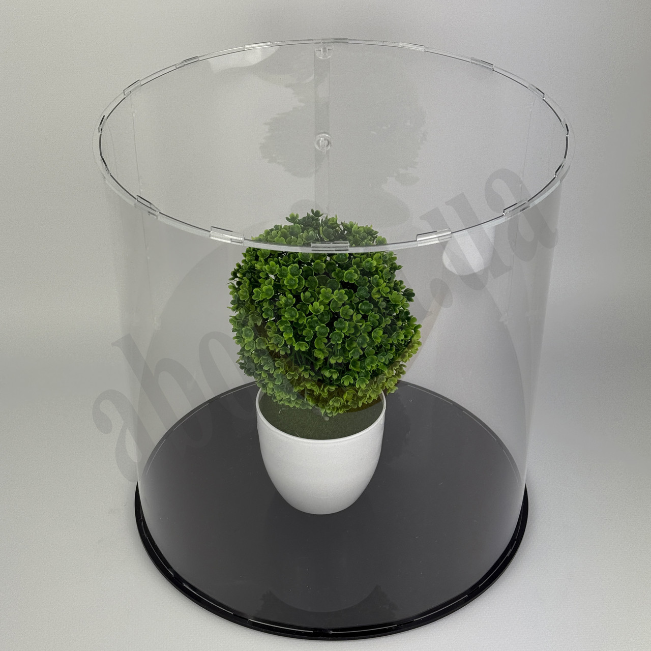 Циліндр розбірний з чорним дном для штучних квітів 40⌀, фото 1