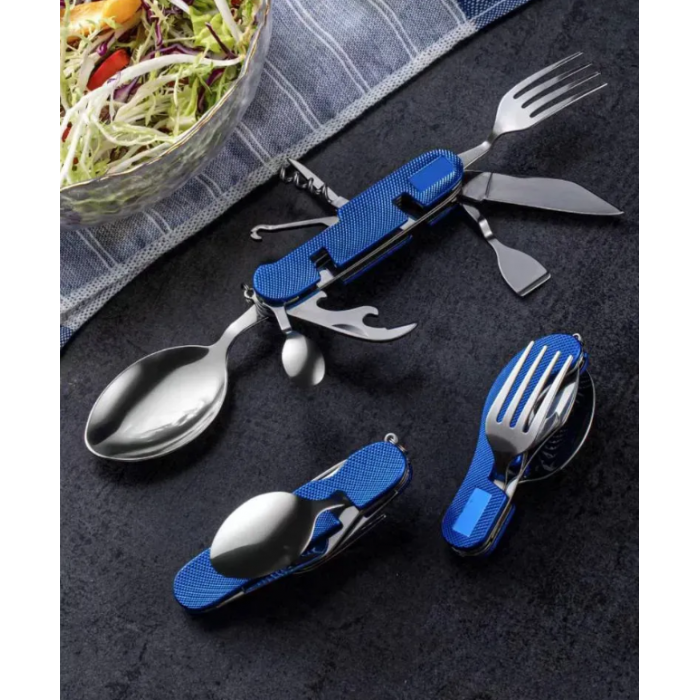 Туристичний набір багатофункціональний A-109 Синій, фото 1