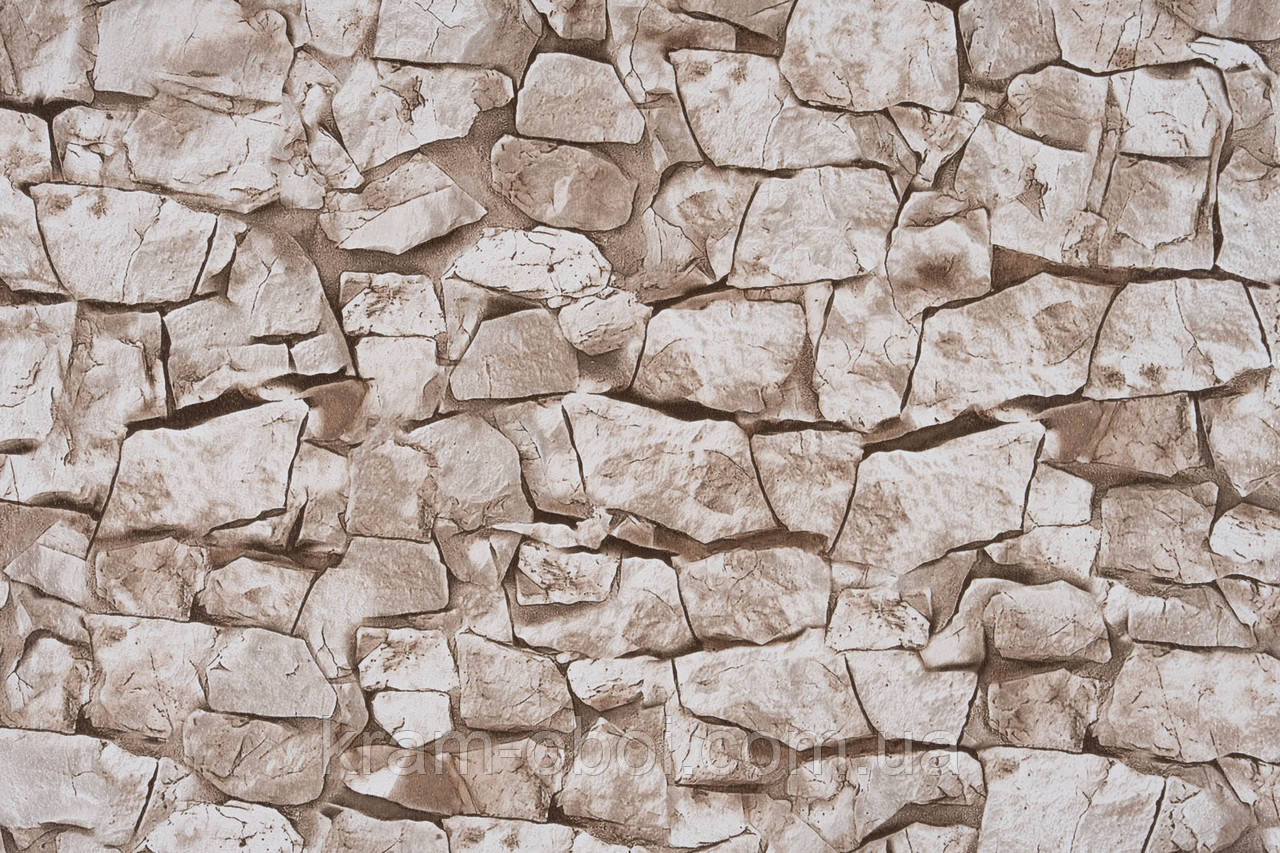 Слов'янські Шпалери миючі вологостійкі КФТБ прості паперові 10 м*0,53 9В255 Гранія 5258-05, фото 1