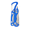 Мультитул туристичний із чохлом і карабіном Traveler Deluxe 7в1, 12 см МТ821 Синій, фото 2