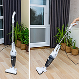 Пилосос ручний вертикальний 2в1 автомобільний безмішковий Floria ZLN8192 800 Вт контейнерний HEPA фільтр кабель 5 м, фото 6