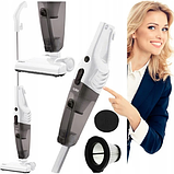 Пилосос ручний вертикальний 2в1 автомобільний безмішковий Floria ZLN8192 800 Вт контейнерний HEPA фільтр кабель 5 м, фото 7