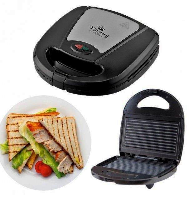 РОЗПРОДАЖ Сендвічниця Kingberg KB-2045 бутербродниця 800 Вт, фото 1